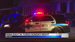 Man shot Sunday night in Peoria