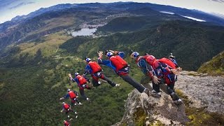 74 Seconds Of Stomach Dropping Freefall Base Jumping Compilation