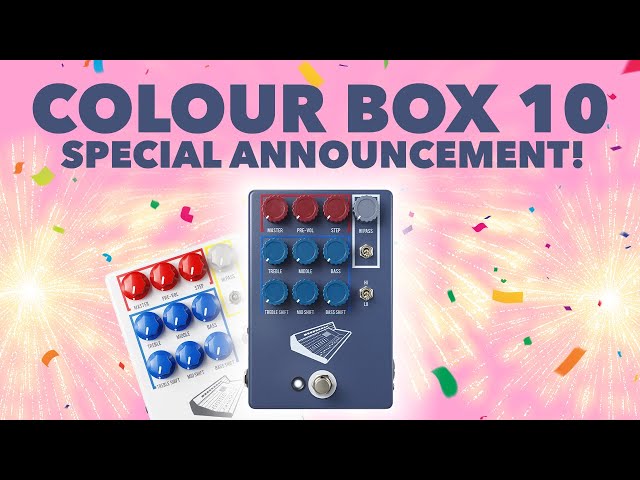 JHS Pedals COLOUR BOX 10th 10周年 JHS Pedals - Colour Box V2 10th Anniversary Preamp Pedal