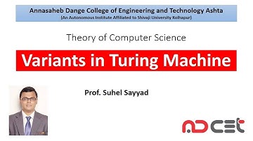 Variants in Turing Machine Video No 2