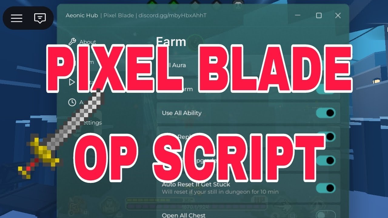 Pixel Blade [UPDATE🎉] OP script | ROBLOX MOBILE | Kill aura, Best ...