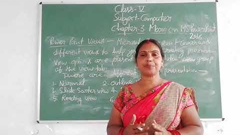 Class-5 Computer Chapter-3 By Madhu Srivastava