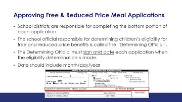 Process of Determining Meal Eligibility - Free and Reduced Price Meal Application (2024)