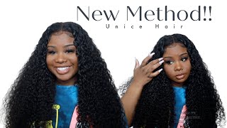 ♡ NEW Lace Installation Method On This HD wig 200% Density| No Glue | UNice Hair screenshot 5