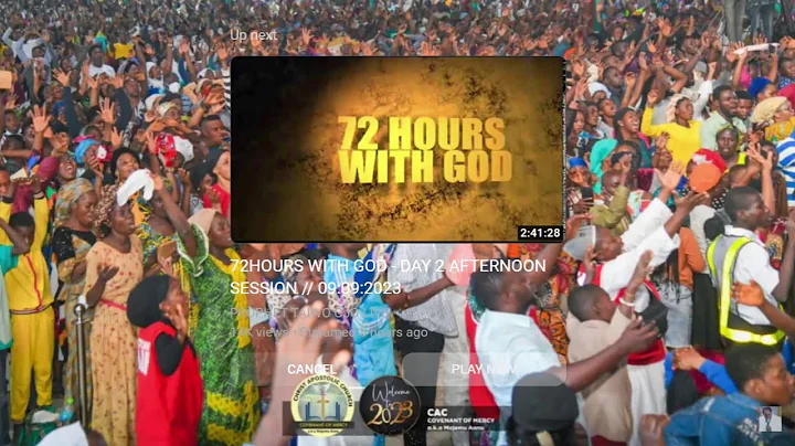 CACTV  : 72HOURS WITH GOD -DAY 2 VIGIL  09/09/2023