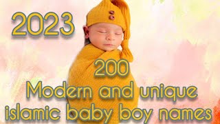 200 modern islamic names of boys #muslimbabyboynames #allaboutmomnbaby #islamicnames #2023names