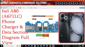 Itel A80 (A671LC ) Phone Charger & Data Section Diagram All view step by step ☝️☝️