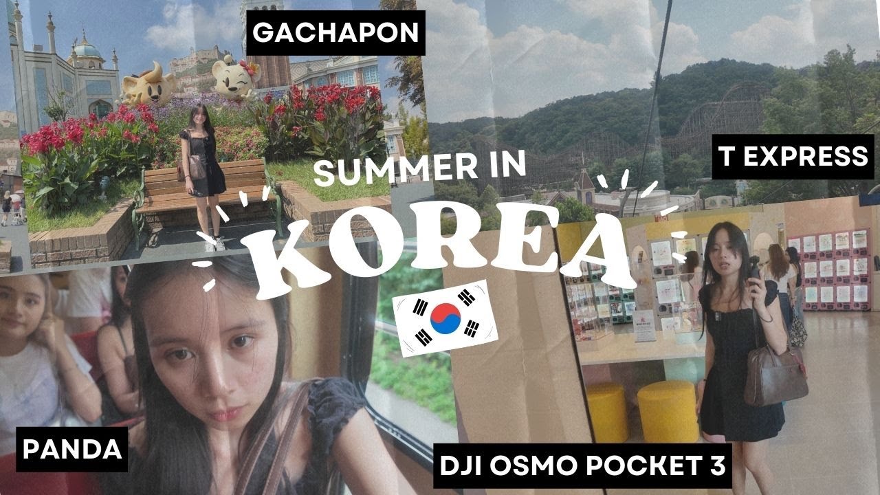 Everland’s yearly summer festival 💦☀️ using DJI osmo pocket 3