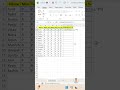Attendance % in 5 Seconds ⏱️📊 | Excel Hack