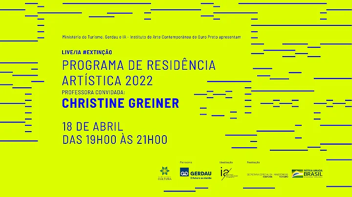 Live/IA #Extino com Christine Greiner