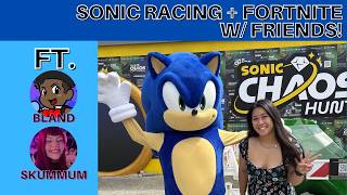 Sonic Racing & Fortnite stream w/ @ItsABland & @SkumMum #SEGACreator