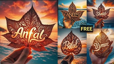 How To Create A Dry Leaf Viral ai Photo Editing | Bing Ai New Trend Video | Bing image creator #meta