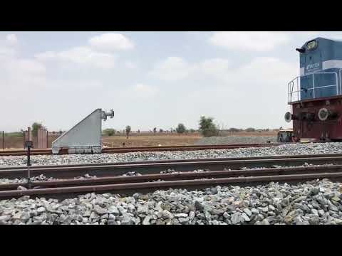 Buffer stop Trial in WDFC - #dfccil 5 Kmph speed with 2000MT load -