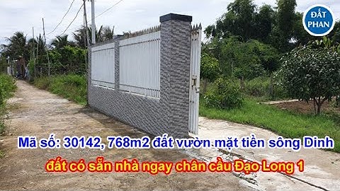768m2 đất mặt tiền sông Dinh ngay trung tâm Phan Rang có sẵn nhà ở giá chỉ 1,2 tỷ