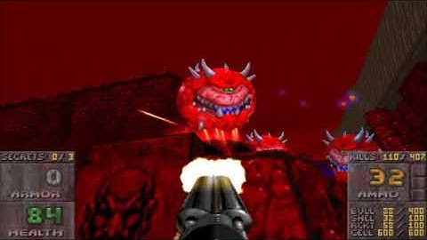 Doom 2 Hellebarde Level 26 UV 99.6% with Beautiful Doom (Commentary)