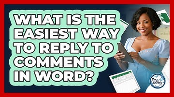 What Is The Easiest Way To Reply To Comments In Word? - Docs and Sheets Pro
