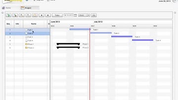Gantt online with Web-Planning