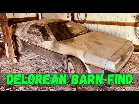 DeLorean Barn Find with 977 Miles!