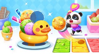 Little Panda's Ice Cream Game | For Kids | Preview video | BabyBus Games screenshot 2