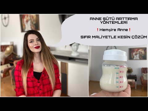 ANNE SÜTÜ NASIL ARTAR ? | SIFIR MALİYET | 4 ADIMDA. Hemşire anne