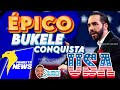 🚨 Nayib Bukele les dice las verdades en su cara a los GRINGOS y  lo aplauden como estrella del ROCK!