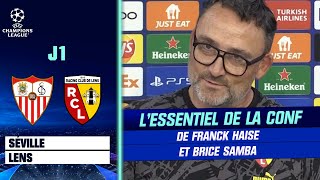 Séville - Lens : Haise et Samba en conf', l'essentiel