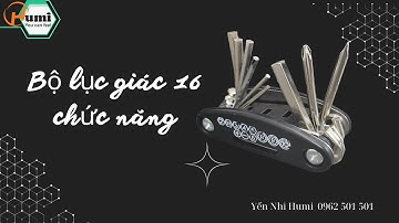 BỘ LỤC GIÁC 16 CHỨC NĂNG - BỘ DỤNG CỤ ĐA NĂNG BẰNG THÉP SIÊU CỨNG