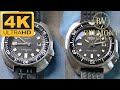 Vintage Seiko 6105-8110 &#39;Capt. Willard&#39; vs. Modern Prospex SLA033 Reissue