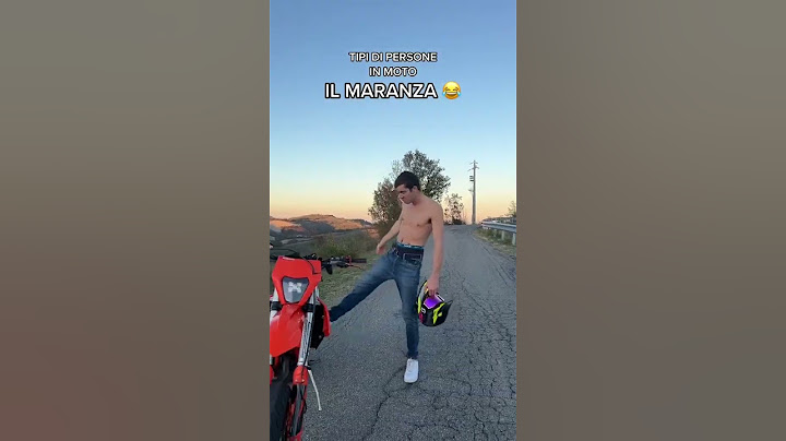 E VOI CHE TIPO DI PERSONA SIETE QUANDO ANDATE IN MOTO?