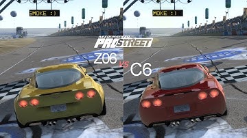 Corvette C6 Vs Corvette Z06  Comparison - NFS ProStreet