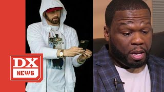 50 Cent Reveals 'Random' Text Messages Eminem Sends Him Resimi