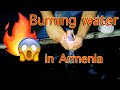 Miracle, burning water in Armenia