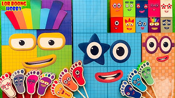 Meet Numberblocks NEW 14k Puzzle Tetris Shape| ASMR chirping of birds