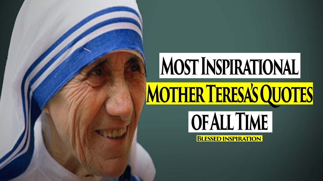 short speech by mother teresa