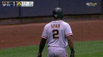 SF@MIL: Posey plates a run on fielder