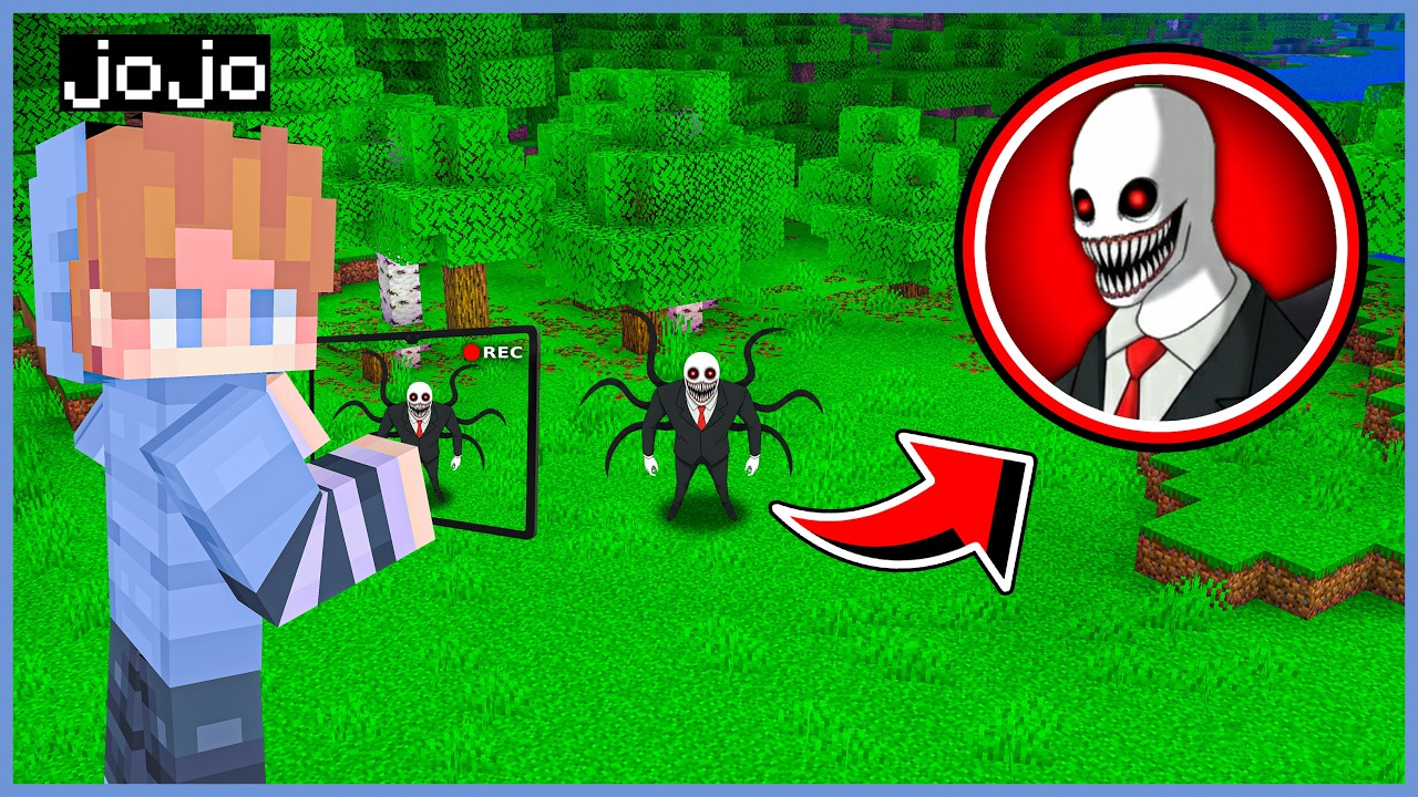 JOJO & FRANZ DRONE MEREKAM PENAMPAKAN ORANG MISTERIUS di MINECRAFT