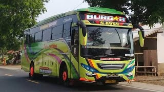 Tiada lawan knalpot ngorok❗Trip Bus Luragung Burdah jam mlm Cirebon-Depok