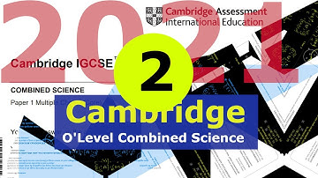 2021 Cambridge IGCSE Combined Science O