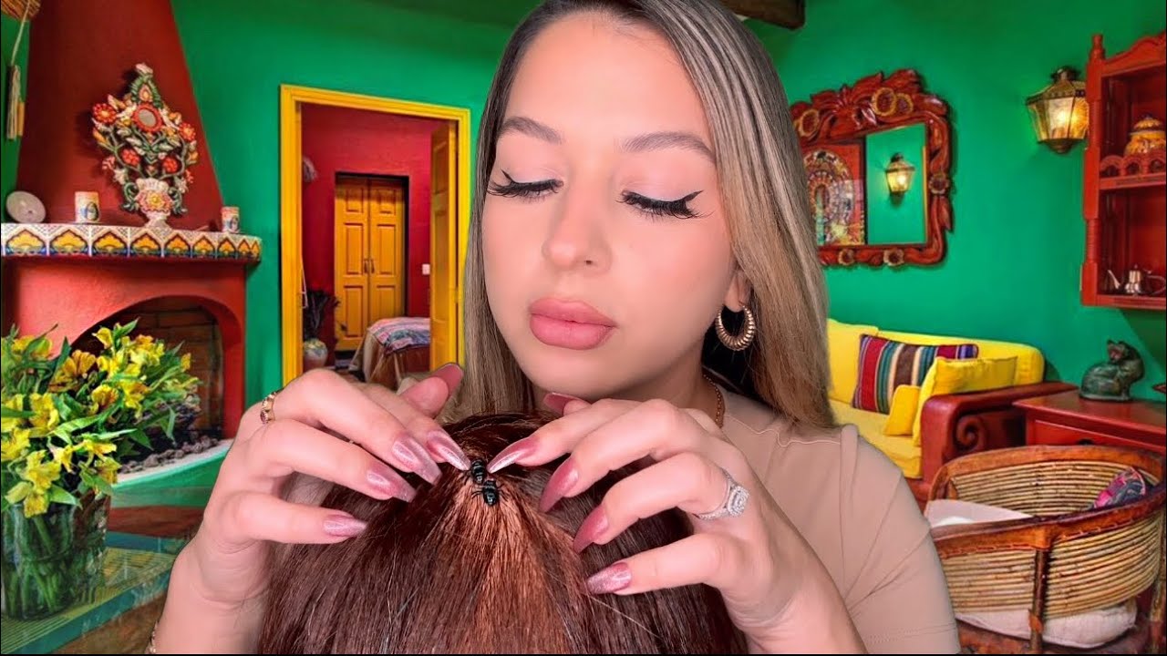 ASMR Your Latina Mom checks your hair for Lice (she has all the home remedies🙃)