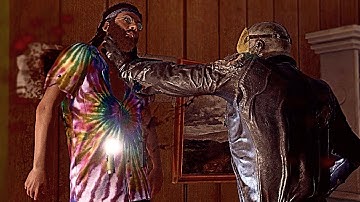 Friday the 13th The Game - Convincing Jason to trust me (Mitch Floyd, Jarvis house and jason part 4)