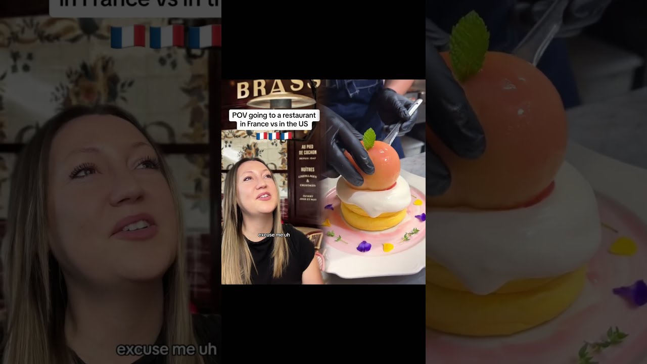 POV Going To A Restaurant In France Vs The US Usa American Cultureshock Customerservice