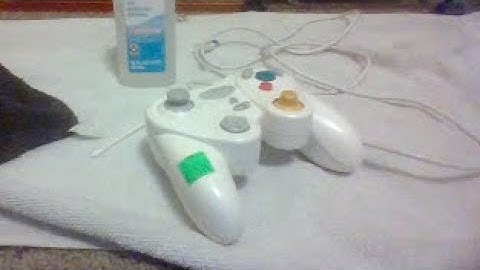 Icon Gamecube Controller Cleaning and Testing.