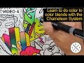 Learn to do color to color blends with Chameleon Pens