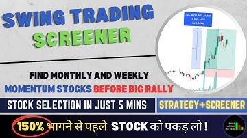 Stock Selection For Swing Trading | Find Monthly & Weekly Breakout Stock |  Chartink Screener |
