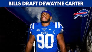 Instant Reaction To Buffalo Bills Selecting Duke DT DeWayne Carter! | NFL Draft 2024