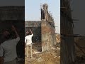 shuttering work in retaining wall 6 meter height #ytshorts #construction #viral #foryou #tranding