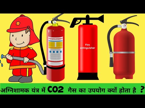 अग्निशामक यंत्र में CO2 गैस का उपयोग क्यों किया जाता है ? Use of CO2 gas in fire extinguisher