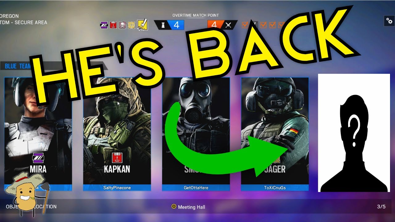 RETURN TO RAINBOW SIX SIEGE - YouTube
