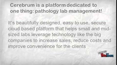 Cerebrum LMS - The best pathology lab management software