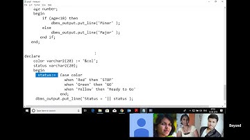 Wee3- Session 2 (PLSQL- Control statements)